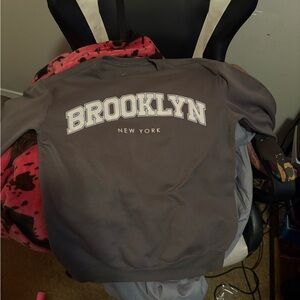 Gray Brooklyn New York Sweatshirt
